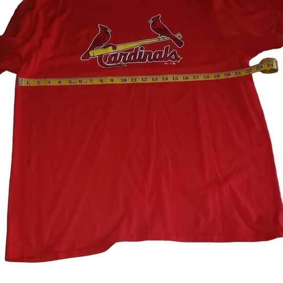 St. Louis Cardinals Baseball Short Sleeve T-Shirt Red Size XLarge - Picture 7 of 7